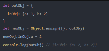 object.assign和擴(kuò)展運算法是深拷貝還是淺拷貝2