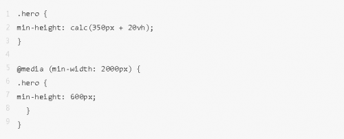 Clamp()、Max() 和 Min() CSS 函數(shù)的用例9